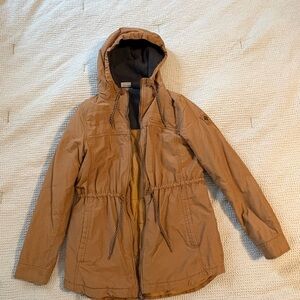 Columbia Tan Hooded Jacket